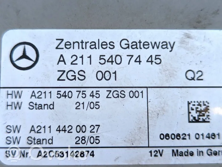 Mercedes-Benz E W211 Modulo di controllo accesso 