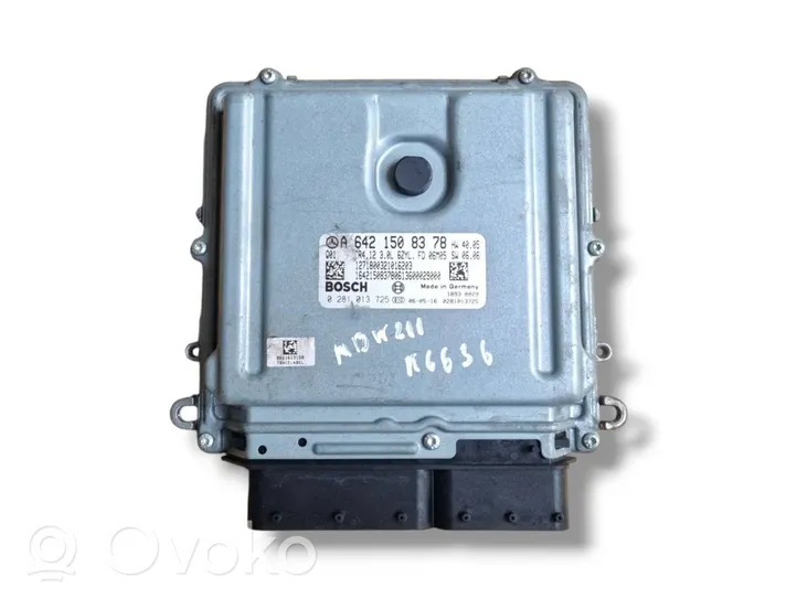 Mercedes-Benz E W211 Komputer / Sterownik ECU i komplet kluczy 0281013725