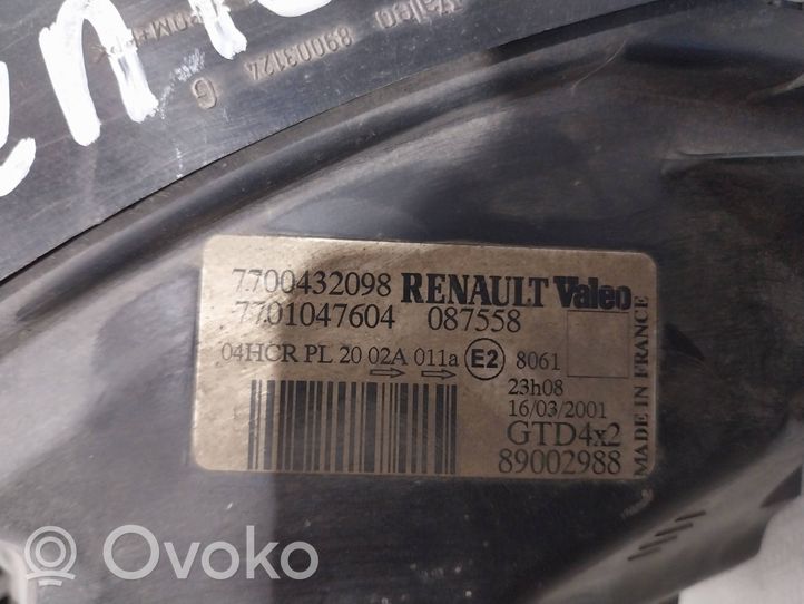 Renault Scenic I Faro/fanale 7700432098