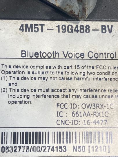 Ford Mondeo Mk III Module unité de contrôle Bluetooth 661AARX1C