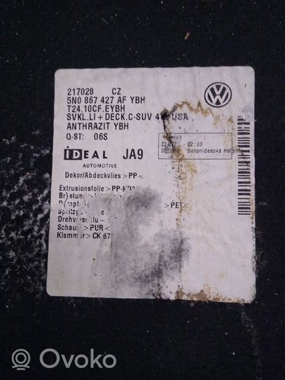 Volkswagen Tiguan Tavaratilan/takakontin alempi sivuverhoilu 5N0867427AF