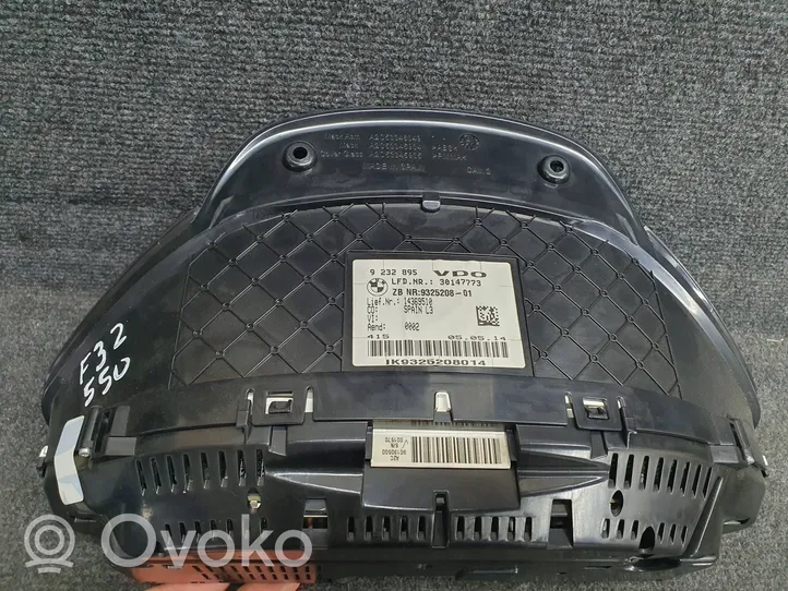 BMW 4 F32 F33 Tachimetro (quadro strumenti) 9232895