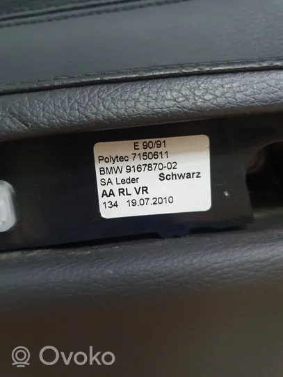 BMW 3 E90 E91 Обшивка передней двери 9167870