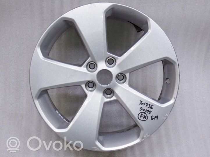Opel Zafira A Обод (ободья) колеса из легкого сплава R 17 
