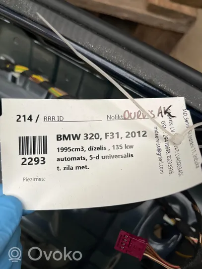 BMW 3 F30 F35 F31 Takaluukun/tavaratilan kansi 