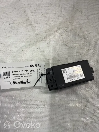 BMW 3 F30 F35 F31 Relè riscaldamento sedile 9216468