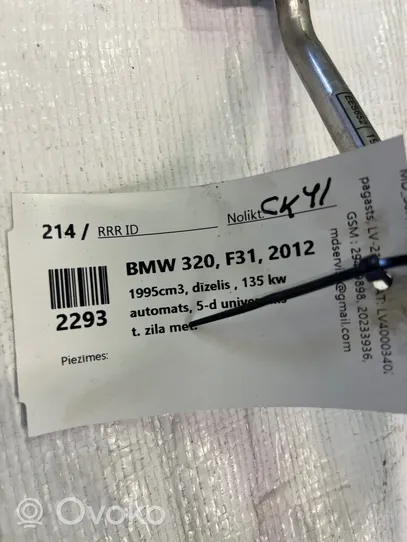 BMW 3 F30 F35 F31 Wąż / Przewód klimatyzacji A/C 9212236