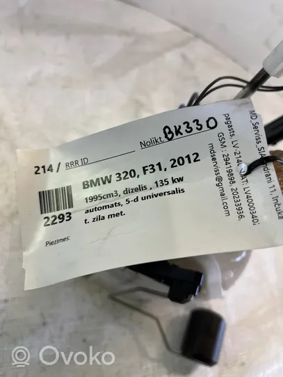 BMW 3 F30 F35 F31 Polttoainesäiliön pumppu 7243972