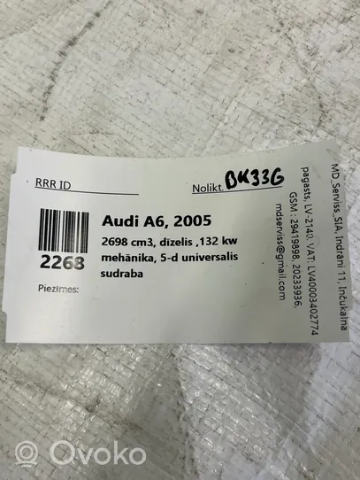 Audi A6 S6 C6 4F Bracket in trunk/boot 4F9863539