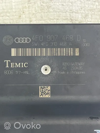 Audi A6 S6 C6 4F Gateway control module 4F0907468D