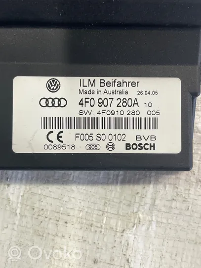 Audi A6 S6 C6 4F Muut ohjainlaitteet/moduulit 4F0907280A