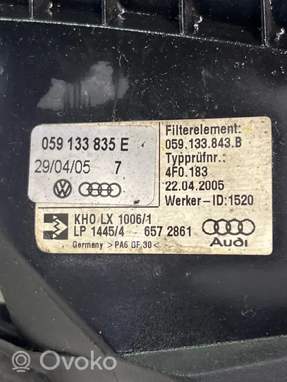 Audi A6 S6 C6 4F Ilmansuodattimen kotelo 059133835E