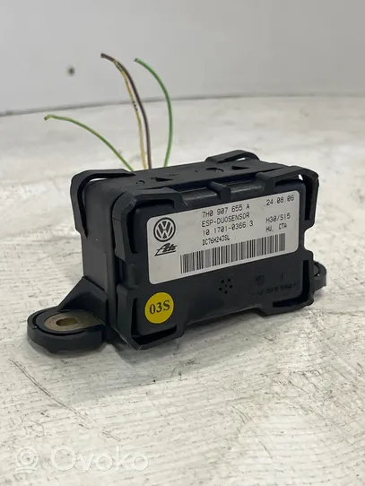 Volkswagen Touran I ESP acceleration yaw rate sensor 7H0907655A