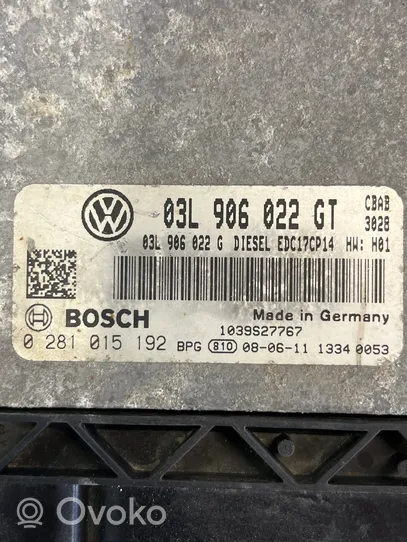 Volkswagen Golf VI Calculateur moteur ECU 03L906022G