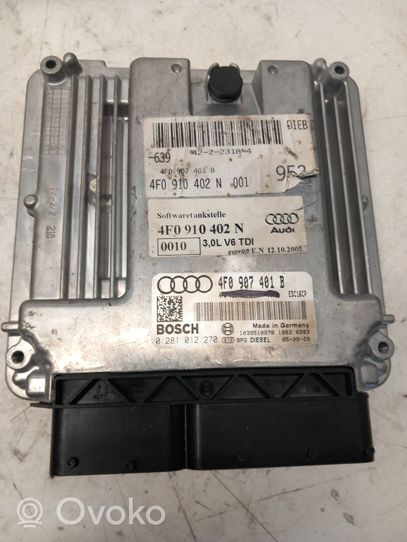 Audi A6 S6 C6 4F Sterownik / Moduł ECU 4F0907401B