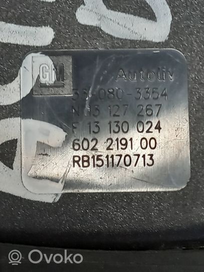 Opel Astra H Klamra przedniego pasa bezpieczeństwa 13127267