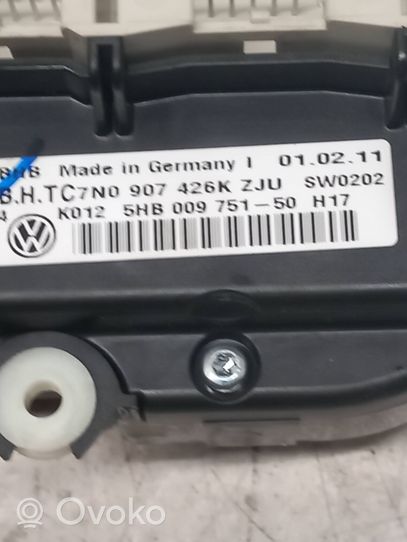 Volkswagen Golf VI Ilmastoinnin ohjainlaite 7N0907426K