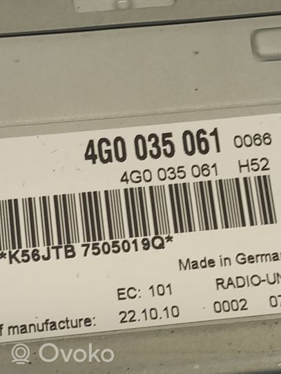 Audi A6 S6 C6 4F Moduł / Sterownik GPS 4G0035061