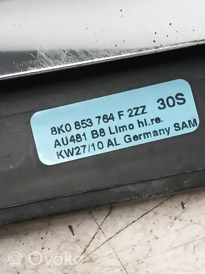 Audi A4 S4 B8 8K Apdaila galinių durų (moldingas) 8K0853764F