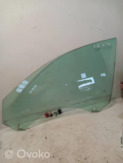 Audi A6 S6 C6 4F Front door window glass four-door 43R00083