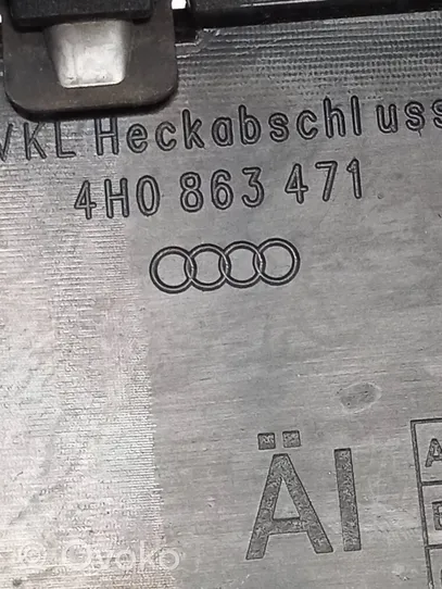 Audi A8 S8 D4 4H Rivestimento di protezione sottoporta del bagagliaio/baule 4H0863471
