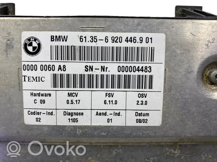 BMW 7 E65 E66 Module de commande de siège 6920446901