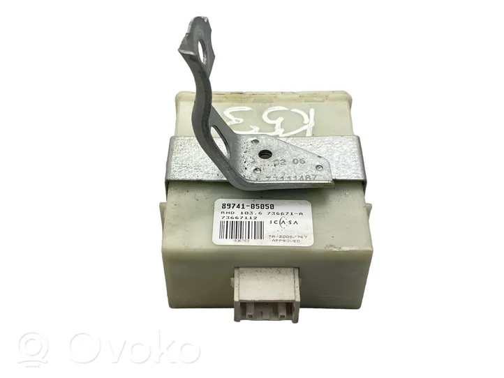 Toyota Avensis T250 Kit centralina motore ECU e serratura 8966105C80