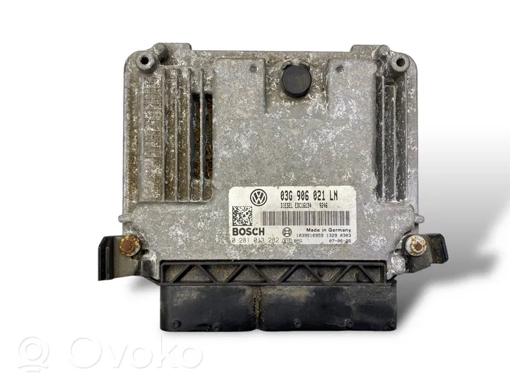 Seat Altea Komputer / Sterownik ECU i komplet kluczy 03G906021LM