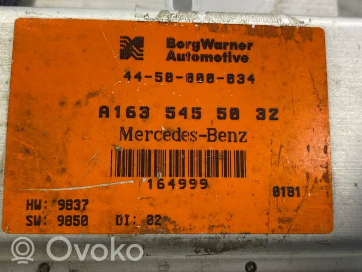 Mercedes-Benz ML W163 Getriebesteuergerät TCU A1635455032