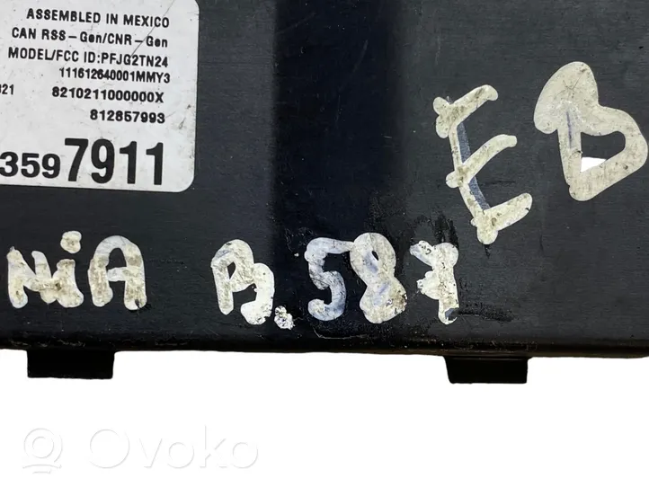 Opel Insignia A Module de contrôle sans clé Go 13597911