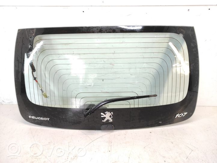 Peugeot 107 Rear windscreen/windshield window 