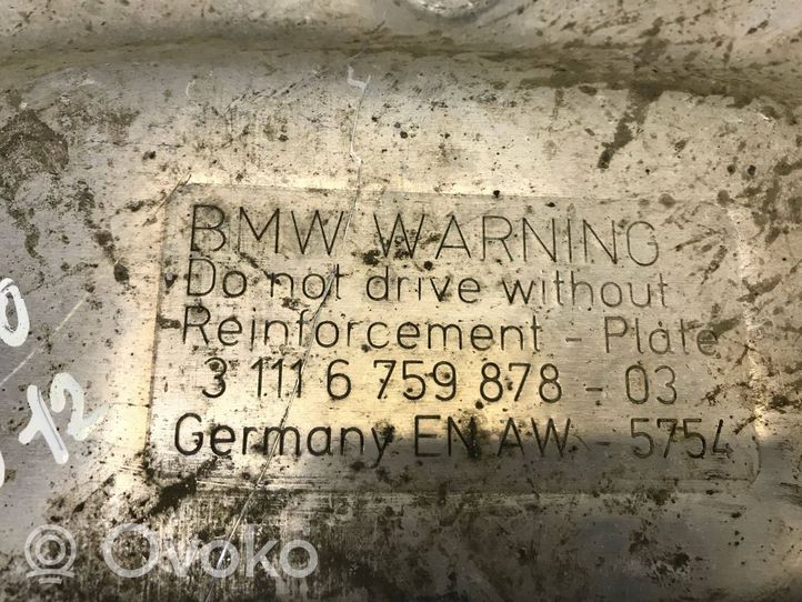 BMW 5 E60 E61 Cache de protection sous moteur 6759878
