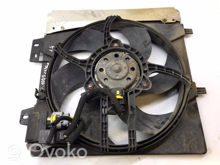 Peugeot 1007 Electric radiator cooling fan 9653804080