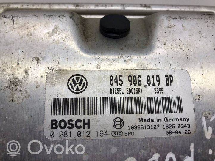 Volkswagen Polo IV 9N3 Calculateur moteur ECU 045906019bp