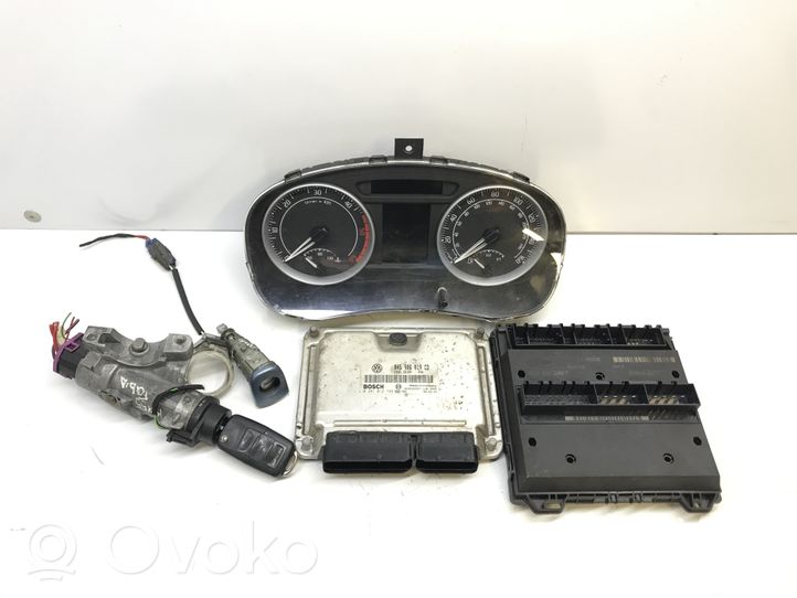 Skoda Fabia Mk2 (5J) Engine ECU kit and lock set 045906019CD