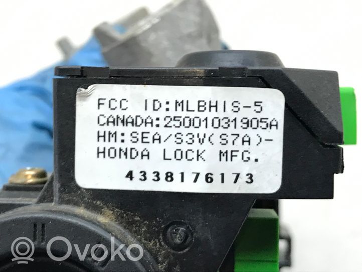 Honda Civic Kit calculateur ECU et verrouillage 37820PMHE02