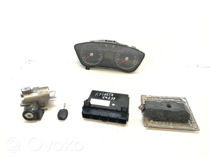 Ford Fiesta Komputer / Sterownik ECU i komplet kluczy 6S6112A650FH