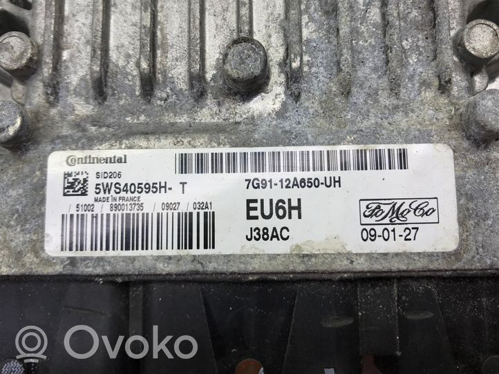 Ford Mondeo MK IV Juego de cerradura y set ECU del motor 7G9112A650UH