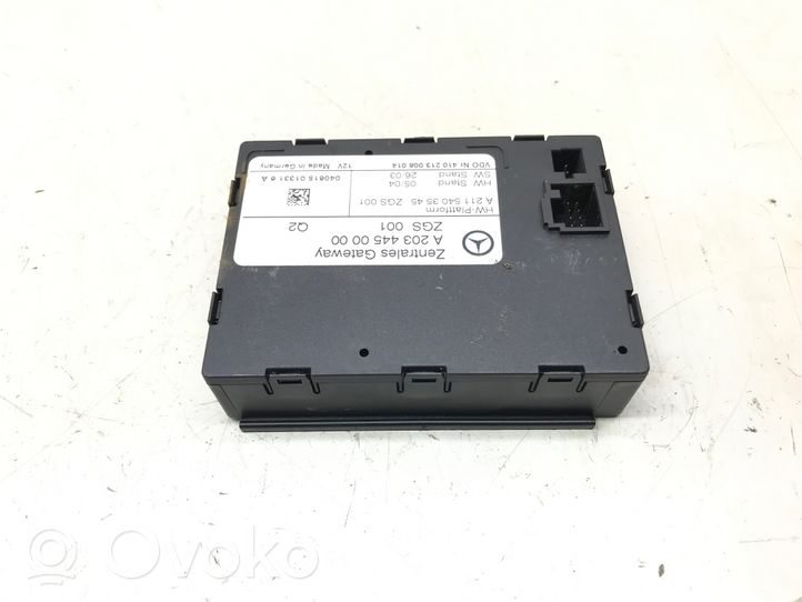 Mercedes-Benz C W203 Module de passerelle A2115403545