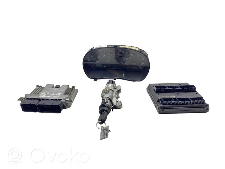 Volkswagen Polo IV 9N3 Kit centralina motore ECU e serratura 045906013S