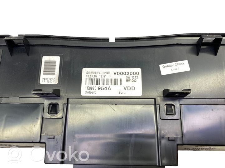 Volkswagen Golf Plus Kit calculateur ECU et verrouillage 1K0920954A