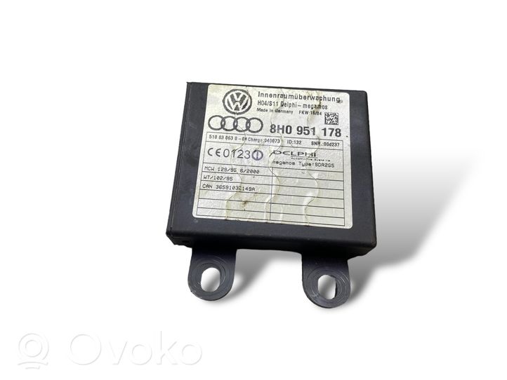 Audi A4 S4 B6 8E 8H Boîtier module alarme 8H0951178