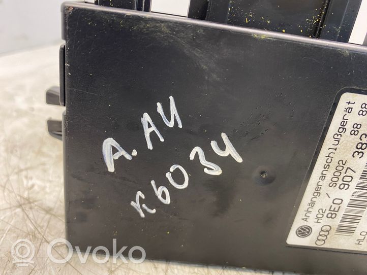 Audi A4 S4 B7 8E 8H Tow bar trailer control unit/module 8E0907383A