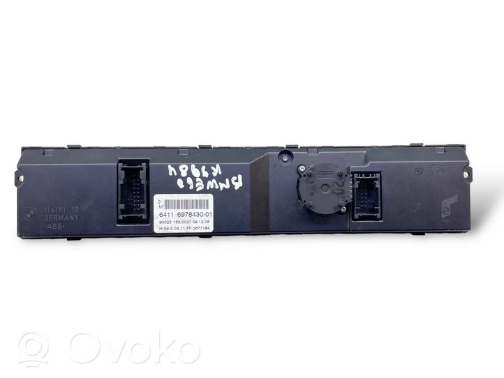 BMW 5 E60 E61 Panel klimatyzacji 6978430