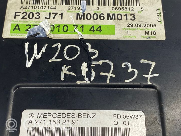 Mercedes-Benz C W203 Sterownik / Moduł ECU A2711532191