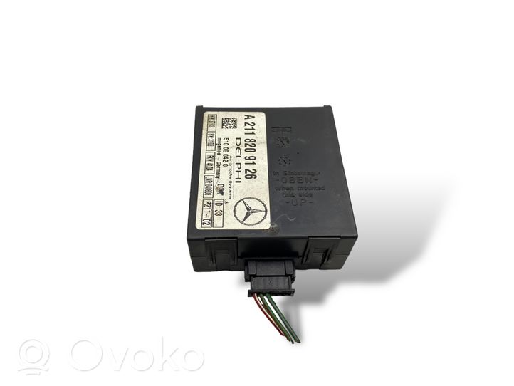 Mercedes-Benz C W203 Boîtier module alarme A2118209126