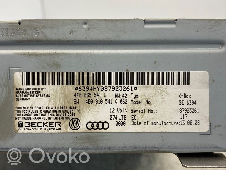 Audi A6 S6 C6 4F Amplificateur de son 4F0035541L