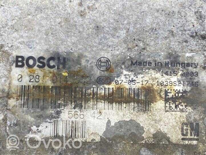 Saab 9-3 Ver2 Sterownik / Moduł ECU 0281014552