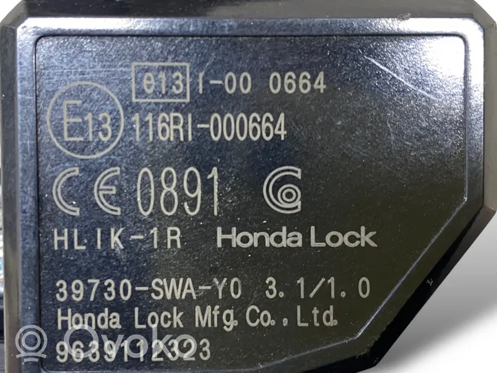 Honda CR-V Komputer / Sterownik ECU i komplet kluczy 0281013633