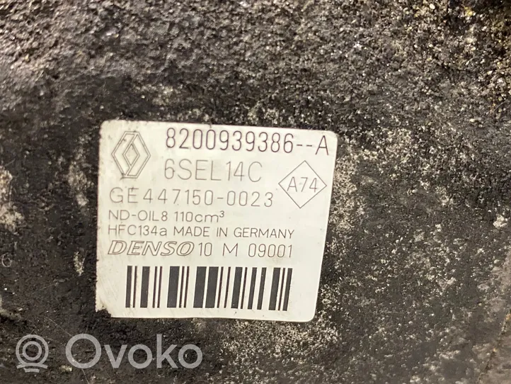 Renault Megane III Kompresor / Sprężarka klimatyzacji A/C 8200939386A